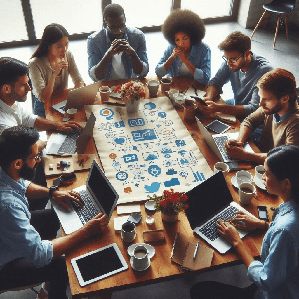 استراتيجية التسويق عبر مواقع التواصل الاجتماعي